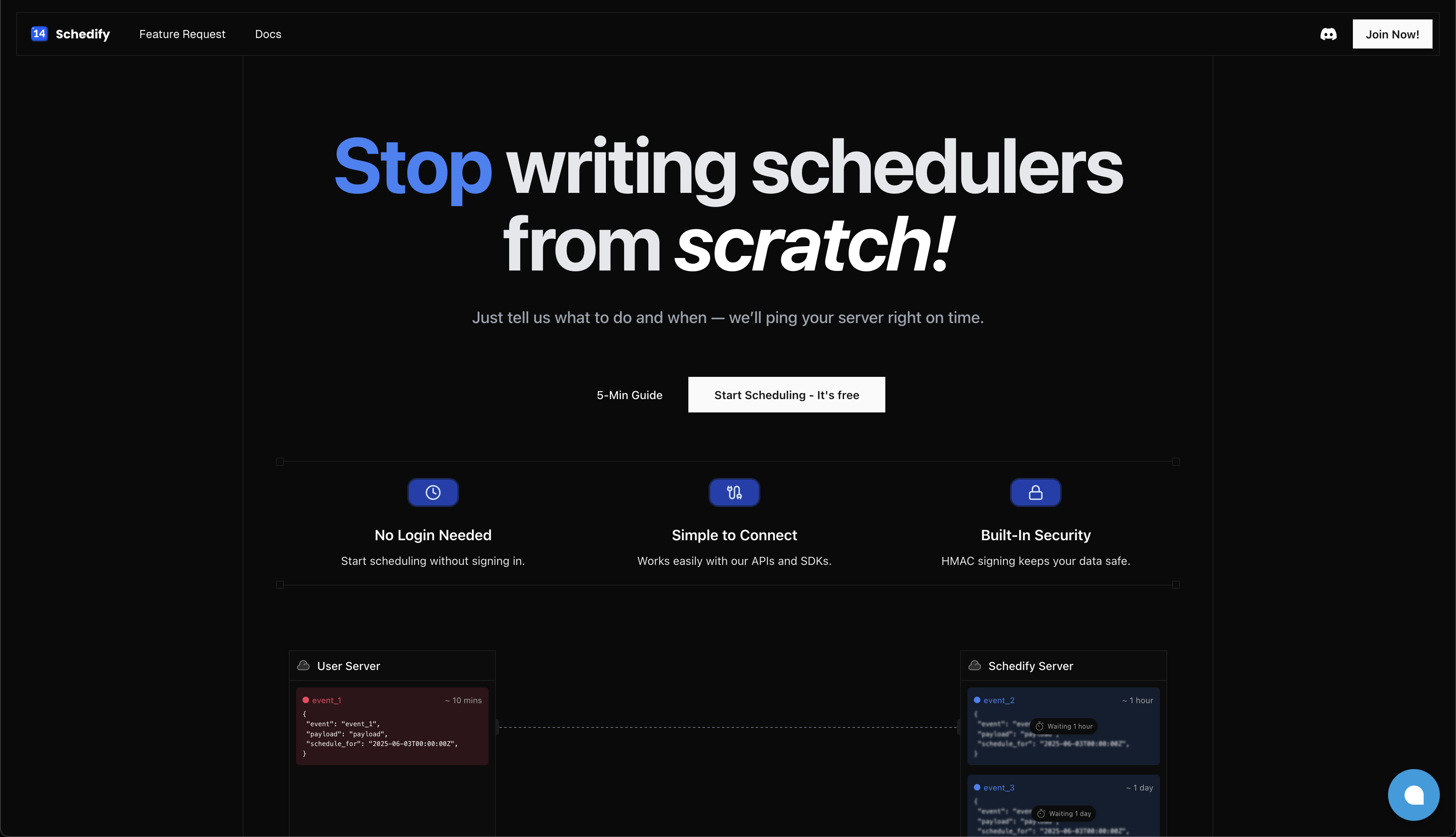 Schedify App Screenshot